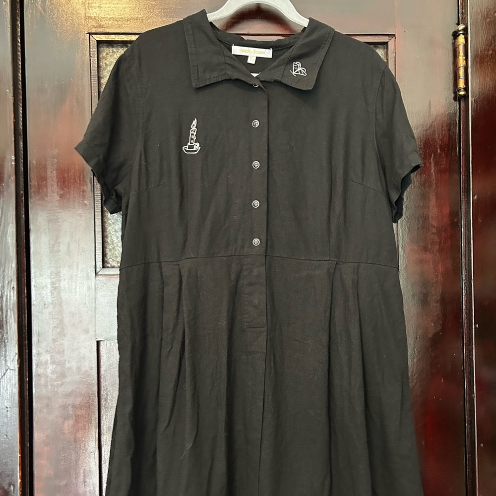 Moth to a Flame Collared Dress Tuesday Bassen